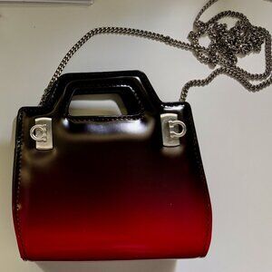 Salvatore Ferragamo – Wanda Micro Bag – Flame Red (Ombre Leather)